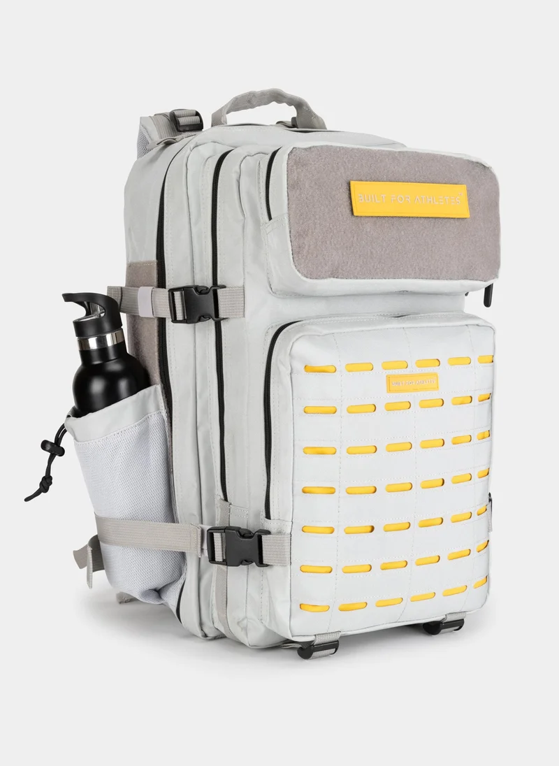 Built for Athletes  LARGE GYM BACKPACK BUILT FOR ATHLETES GREY YELLOW  | Best Price UAE